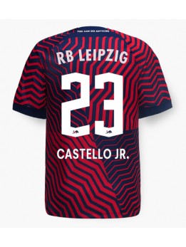 RB Leipzig Castello Lukeba #23 Auswärtstrikot 2023-24 Kurzarm